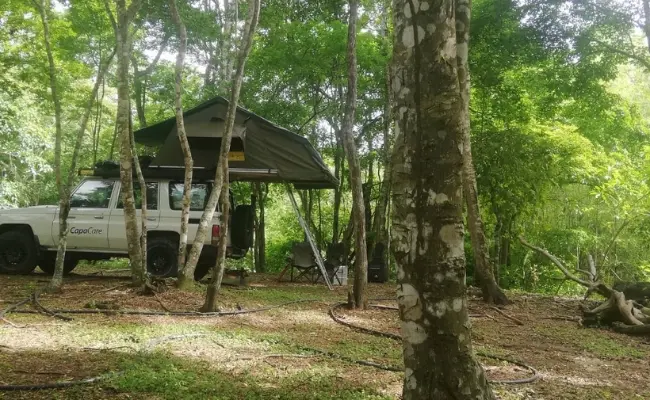 Espacio para Camper en Playa Escondida Esmeraldas